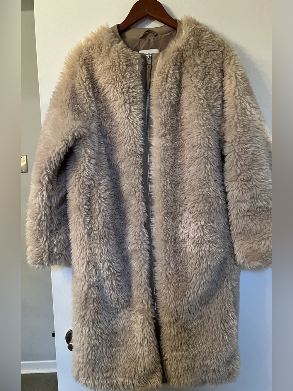 H&M Full Zip Oversized Teddy Jacket - Picture 4 of 5